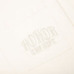 Embroidered Pocket Tee - Bone