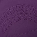 Embroidered Relaxed Hoodie - Purple