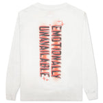 Airbrush Heart Logo L/S Tee - White