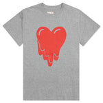 Heart Logo Tee - Heather Grey