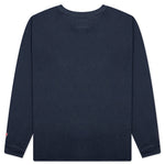 Logo Type L/S Tee - Navy Blue