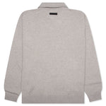 Essentials Knit Polo - Core Heather