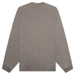 Essentials L/S Tee - Heather Grey