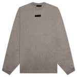 Essentials L/S Tee - Heather Grey