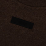 Essentials L/S Tee - Heather Wood