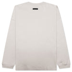 Essentials L/S Tee - Silver Cloud
