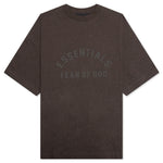 Essentials Heavy S/S Tee - Heather Wood
