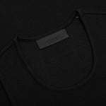 Essentials Ribbed Tank Top - Black