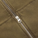 Faded Graphic Zip Hoodie - Olive