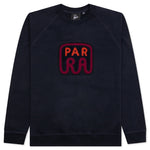 Fast Food Logo Crew Neck Sweatshirt - Navy Blue