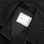 Faux Suede Jacket - Black