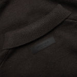 Kid's Knit Polo - Off Black