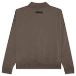 Essentials L/S Polo - Wood