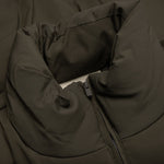 Nylon Puffer Jacket - Off Black