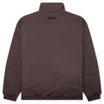 Nylon Puffer Jacket - Plum