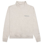 Essentials Pullover Mockneck - Light Heather Oatmeal