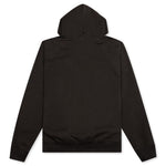 Waffle Raglan Hoodie - Off Black