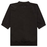 S/S Waffle Sweatshirt - Off Black