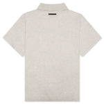Essentials S/S Polo - Light Heather Oatmeal