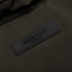 Nylon Filled Shirt Jacket - Off Black