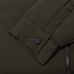 Nylon Filled Shirt Jacket - Off Black