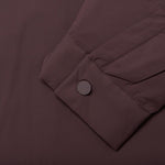 Nylon Filled Shirt Jacket - Plum