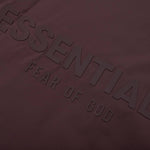Nylon Filled Shirt Jacket - Plum