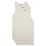 Essentials 3 Pack Tank - Light Oatmeal