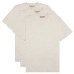 Essentials 3 Pack Tee - Light Oatmeal