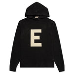 Essentials Kid's Big E Knit Hoodie - Iron