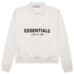 Kid's Core L/S Polo - Light Oatmeal