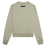 Essentials Kid's L/S Polo - Seafoam