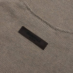 Essentials Kid's Raw Edge Sweater - Dark Oatmeal