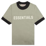 Essentials Kid's Ringer Tee - Seafoam