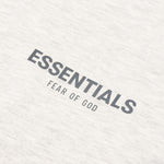 Essentials Kid's L/S Polo - Light Heather Oatmeal