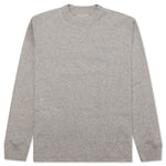 Essentials Kid's L/S Tee - Dark Heather Oatmeal