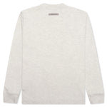 Essentials Kid's L/S Tee - Light Heather Oatmeal