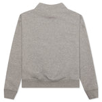 Essentials Kid's Pullover Mockneck - Dark Heather Oatmeal