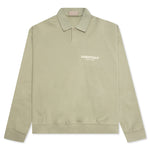 Essentials L/S Polo - Seafoam