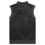 Essentials Women's Velour Sleeveless Polo - Iron
