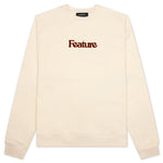 Academy Crewneck - Cannoli Cream/Gold Flame
