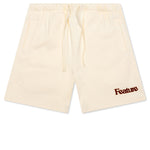 Academy Short - Cannoli Cream/Gold Flame