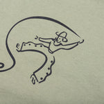 Cowboy Tee - Oil Green