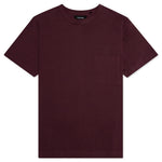 Jersey Braque Pocket Tee - Maroon