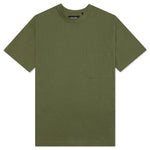 Jersey Braque Pocket Tee - Dark Olive