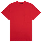Jersey Braque Pocket Tee - Red