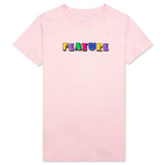 Kid's Overlap Tee - Pink