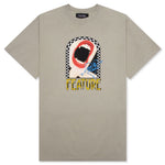 Love Me To Death Tee - Oil Green