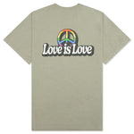 Love is Love Tee - Oil Green