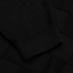 Palmer Checked L/S Sweater Polo - Tips Black